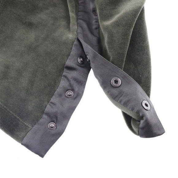 GUCCI 324467 X5279 Side line one piece khaki Velor Women - Picture 2 of 8